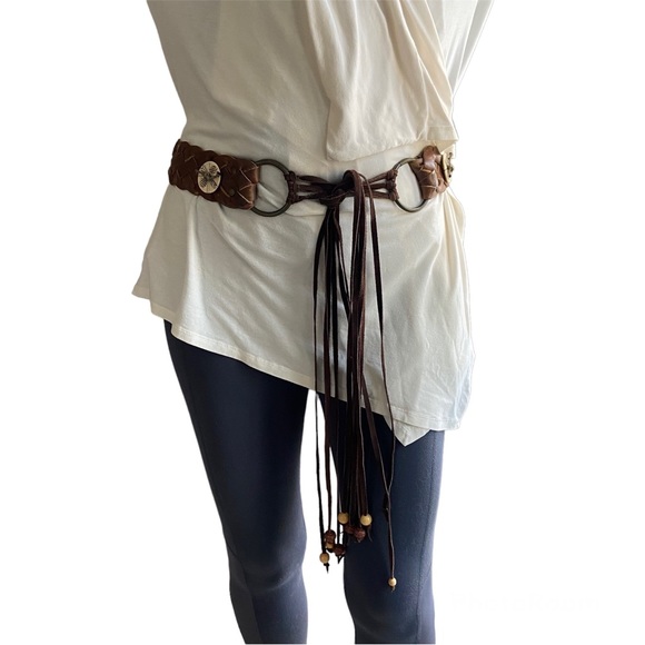 Rope Belts Waist Chain 120cm Woven Tassel Waistband Braided Belt